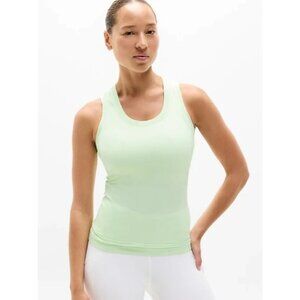 New Athleta L Momentum Seamless Tank Honeydew Green Large